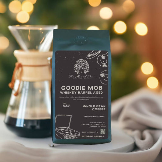 Goodie Mob coffee bag from The Mental Bar Coffee Company, named for the Atlanta hip-hop group whose 1995 album Soul Food changed Southern rap
